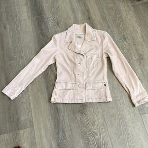 💟Z Cavaricci  corduroy blazer, pink, vintage, xs